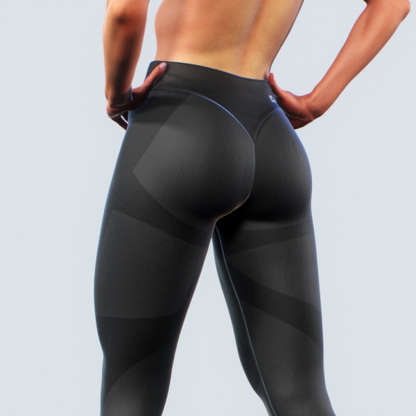 Black Shaping Leggings | High Waisted Slimming Effect Booty Sculpting Workout Tights Women Activewear Yoga Pants Training Fitness Clothing