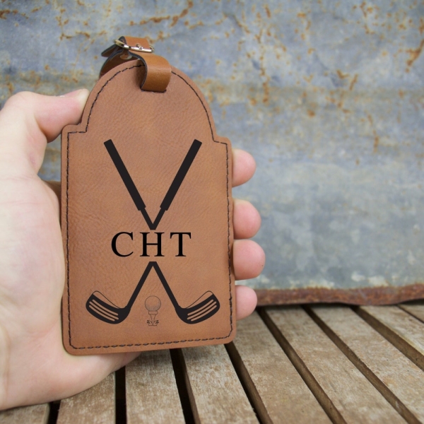 Golf Bag Tag - Personalized Golf Gifts for Men or woman - Custom Golf Accessories