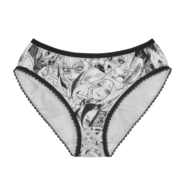 Anime Women's Briefs, Ahegao Pattern Underwear