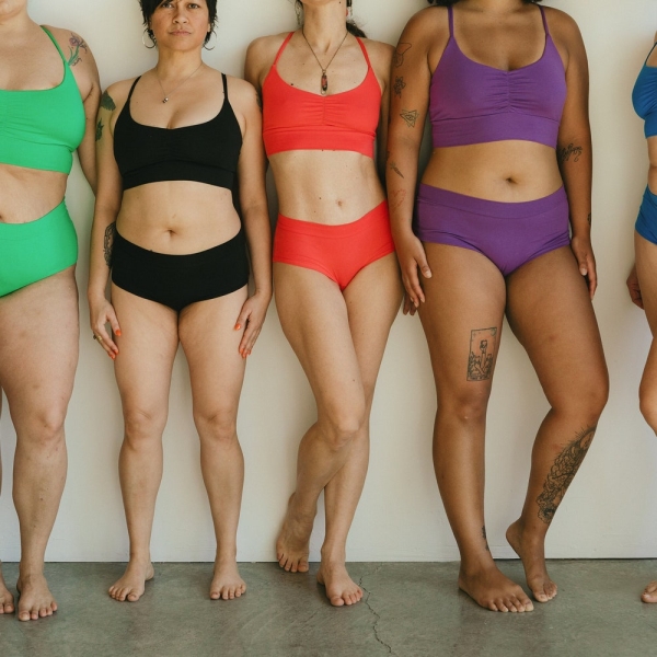 The Neon Underwear Pack - five pack of vibrant organic cotton underwear - five underwear bottoms