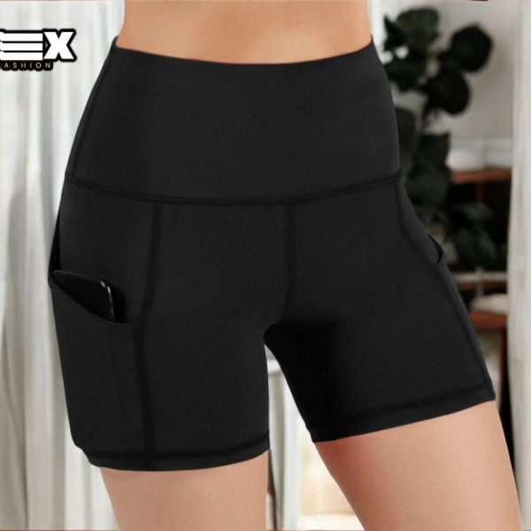 Fitness Pocketed Shorts | Fitted Workout Clothing | Gym Wear Attire | Women's Fashion