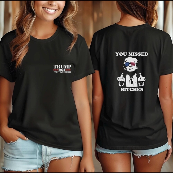 Donald Trump Middle Finger Shirt, Protest Tee, Political Activist Gift, Gift For Him/Her, Pro-Trump Graphic Shirt, Political Statement Gift