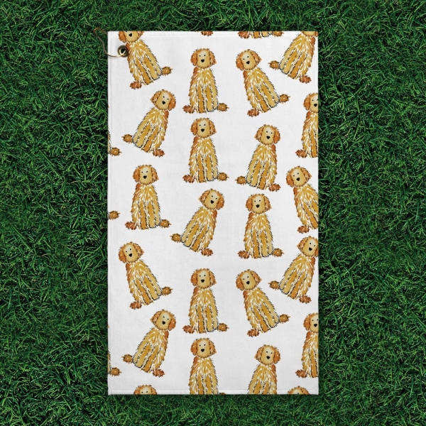Doodle Golf Towel | Goldendoodle Golf Towel, Labradoodle Golf Towel, Bernadoodle Golf Towel, Golf Gift