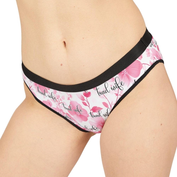Trad Wife Women's Underwear, Intimate Apparel, Wedding Countdown, Engagement Gift, Wifey Undies, Gift for Traditional Housewife