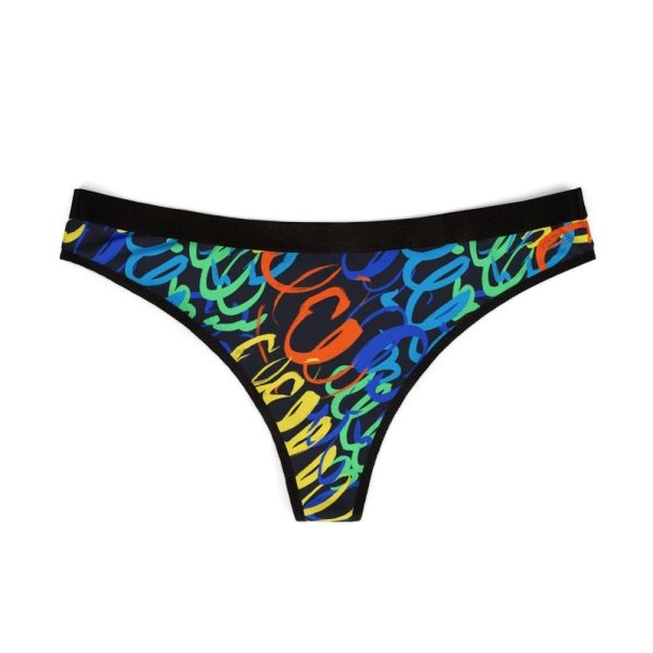 Vibrant Abstract Women's Underwear - Comfortable & Breathable Briefs | Unique Lingerie for Everyday Wear, Gifts and Special Occasions