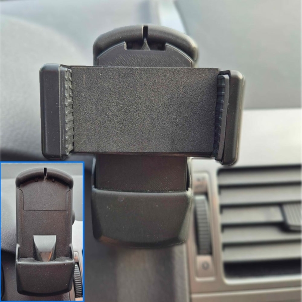 Phone Holder for VW Passat, Touran, T5 (2008-2010) – Fits into Existing Console Module | Smartphone Mount for VW Dashboard