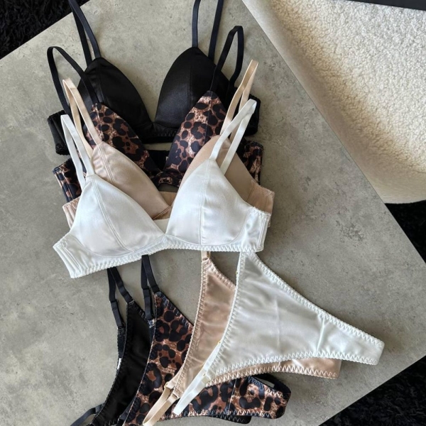 Chic and Comfortable Women's Underwear Set – Soft, Breathable, Stylish Lingerie Set for Everyday Wear – Perfect Fit, Adjustable Straps