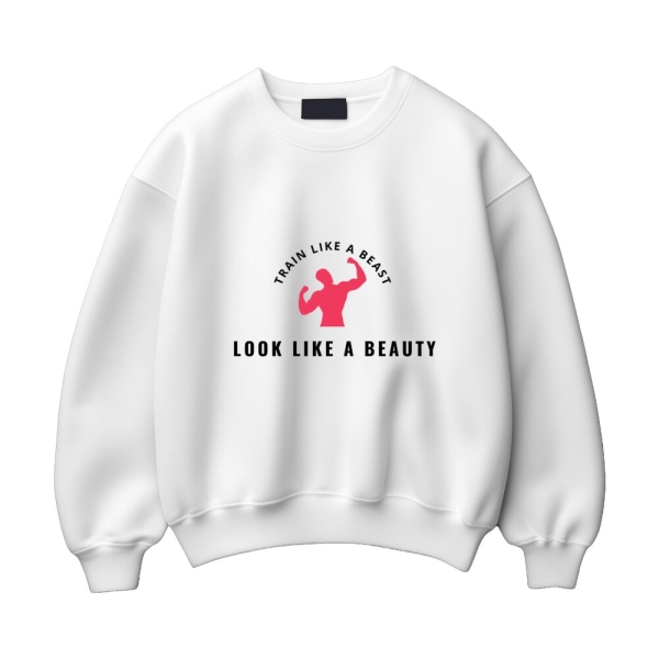Custom Digital Gym Sweatshirt | Motivational Fitness Hoodie | Personalized Workout Apparel | Inspirational Gym Clothing