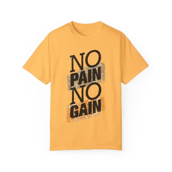 No Pain No Gain Motivational Gym Shirt, Fitness Workout Tee For Men And Women, Funny Gym Quote T Shirt, Gift For Athlete Or Coach