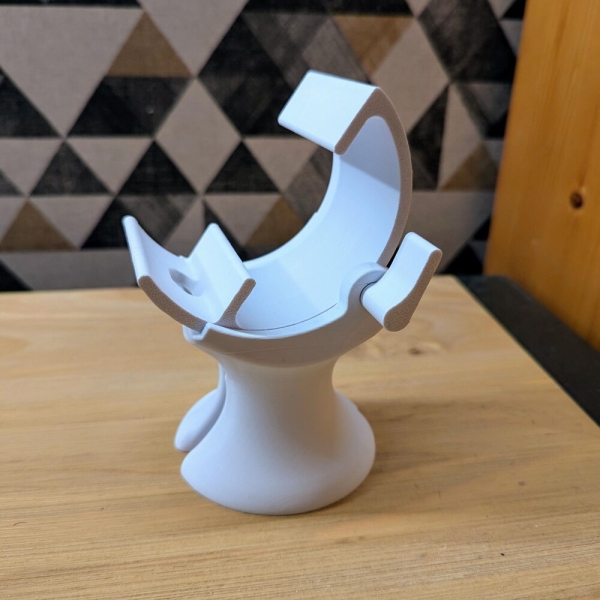 Tilting phone holder - STL file, bundle of 4 models, adjustable angle phone stand, phone support, smartphone, 3D printing, office accessory