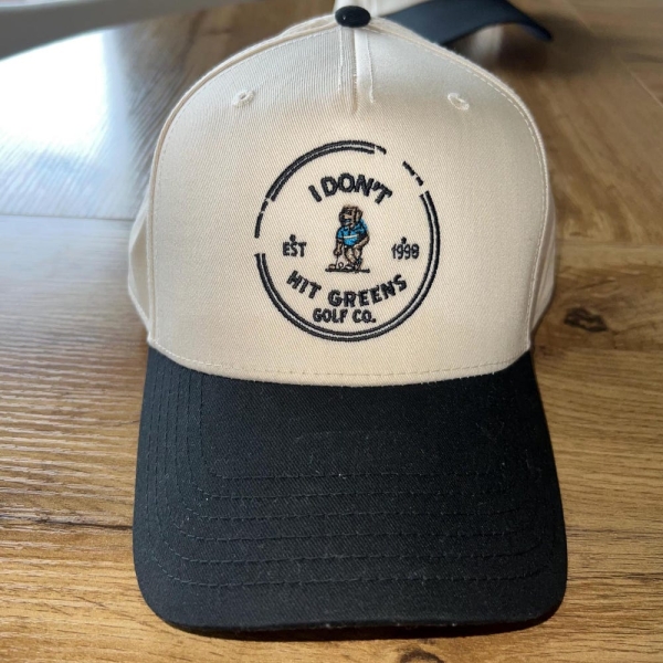 I Don't Hit Greens Golf Hat, Funny Golf Hat, Father's Day Gift, Golf Gift for Him, Golf Accessories, Sports Hat, Adjustable, Embroidered 1.0
