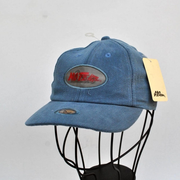 no fear Blue mens womens trucker hat baseball cap strapback mesh hat hip hop hat flat brim sports sun hat cap 58 cm indie cap vintage hat
